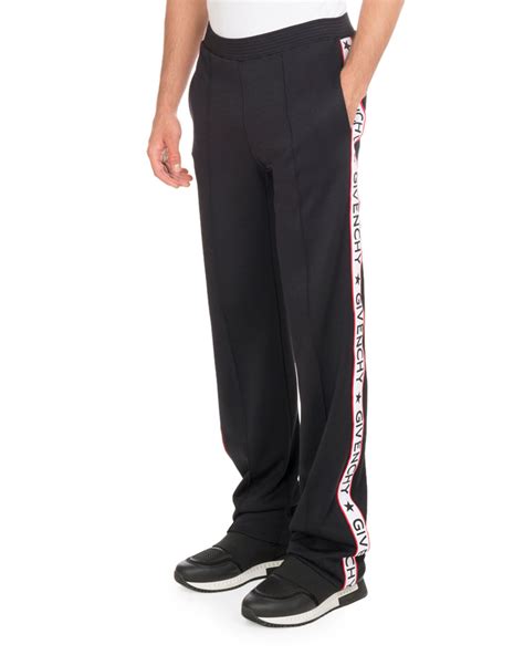 givenchy sweatpants mens|givenchy track pants.